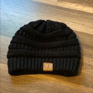 Black CC beanie